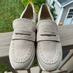 Dolce Vita Cream Platform Shoes